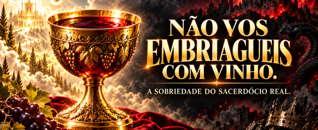 NÃO VOS EMBRIAGUEIS COM VINHO
